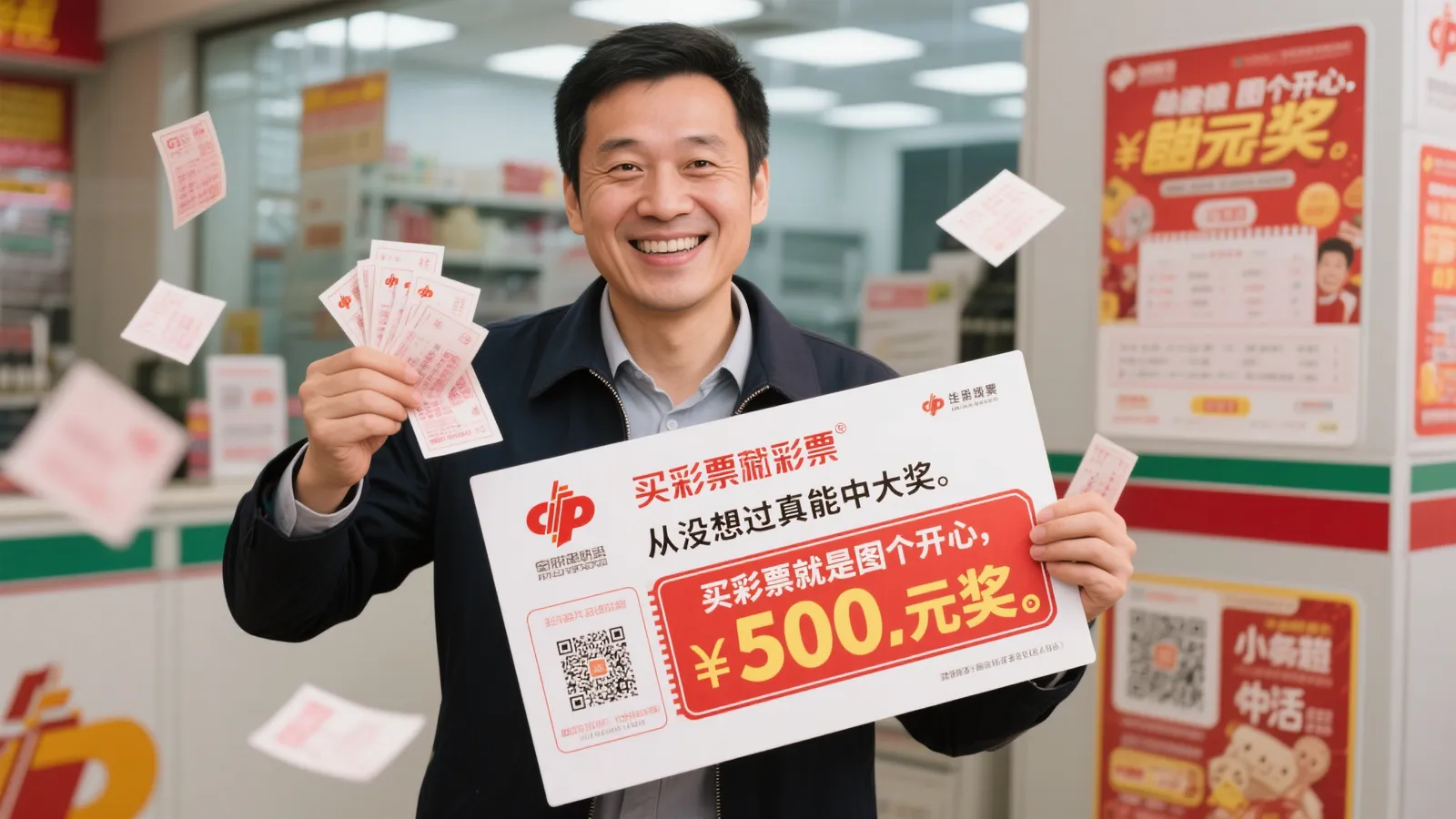 双色球爱好者突发奇想转战七乐彩，10元机选喜获94万大奖