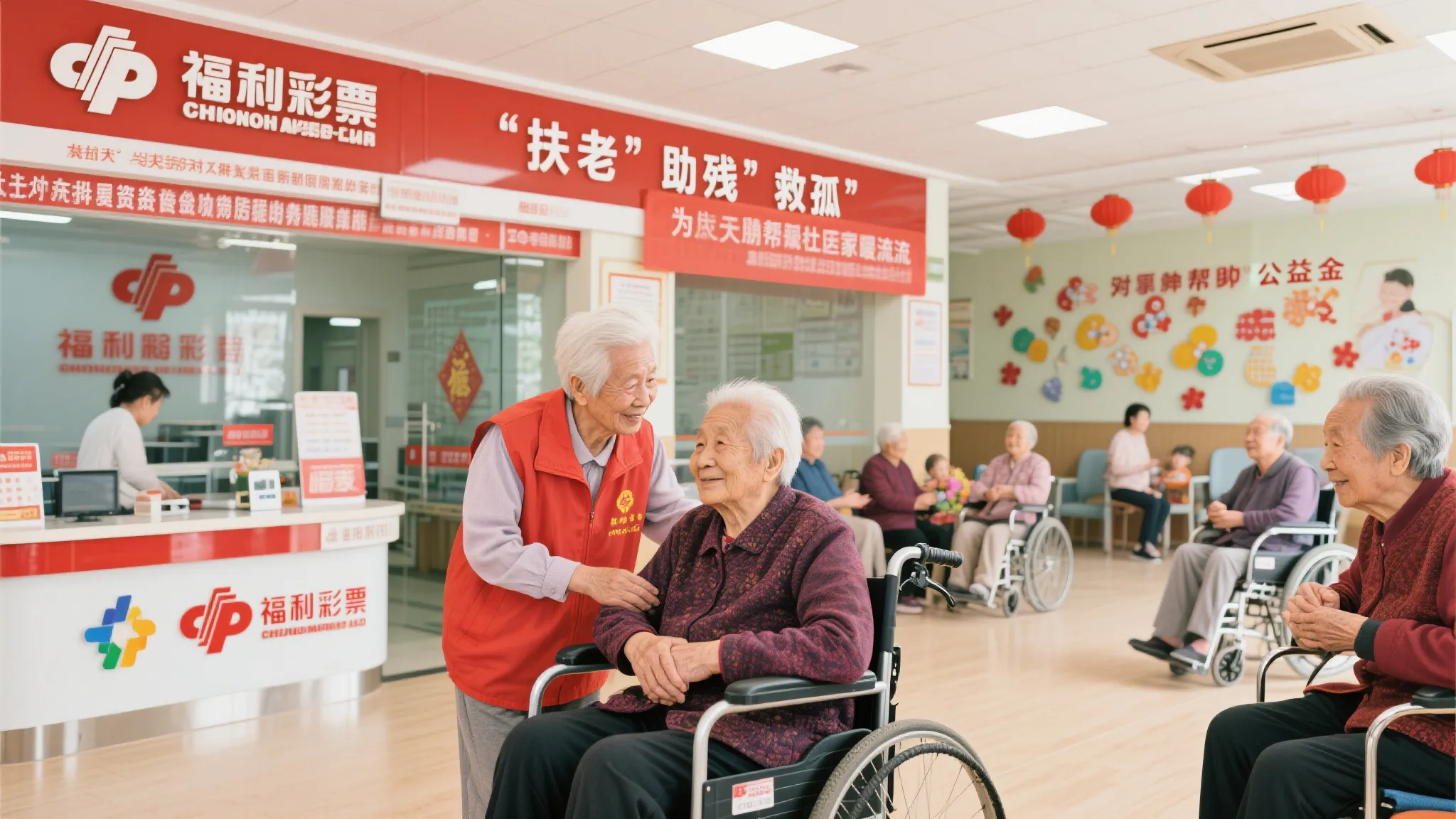 福彩支持老年福祉，构建幸福晚年生活圈