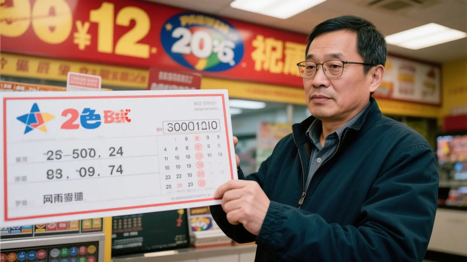 男子12年坚持购彩揽双色球716万，感恩妻子一路相伴