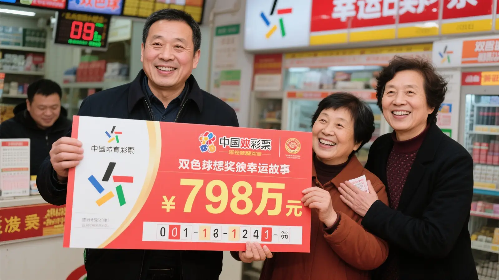 双色球798万大奖得主兑奖：优先还贷后孝敬母亲