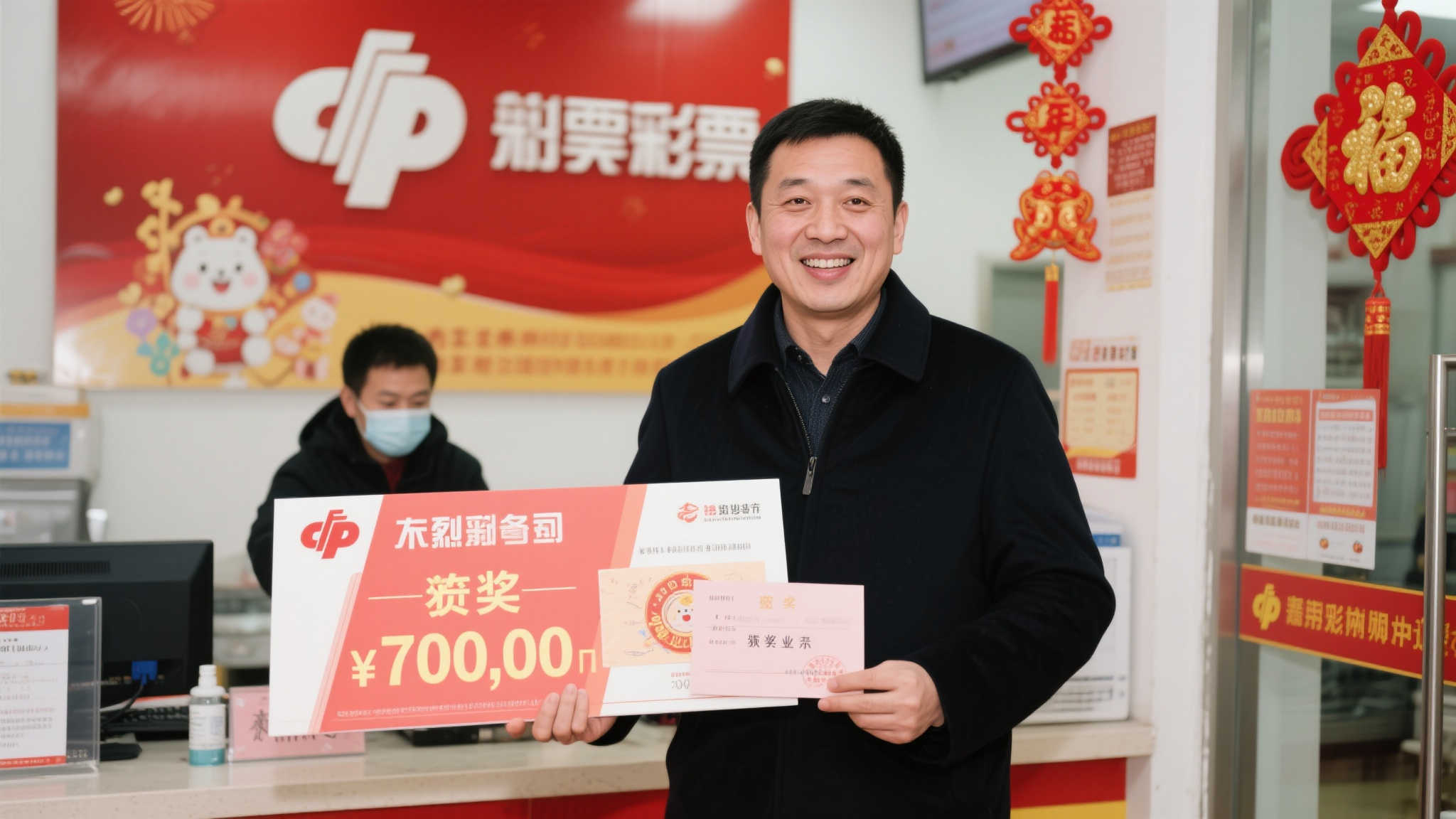 新年首日喜中福彩500万，男子假期一结束火速兑奖